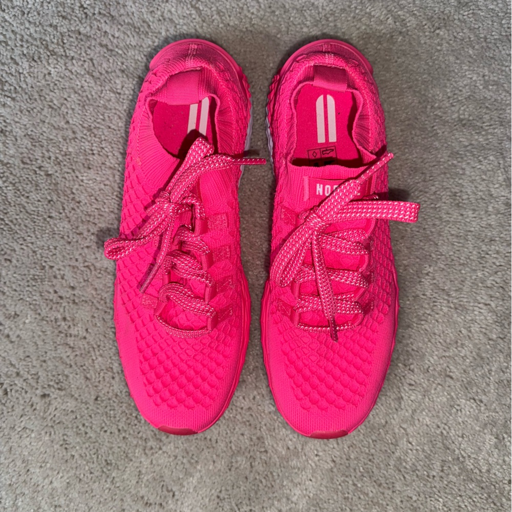 NoBull Hot Pink Athletic Sneakers - W10.5 M9